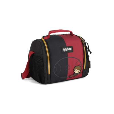 Kit Mochila + Lancheira do Harry Potter Gryffindor Quidditch
