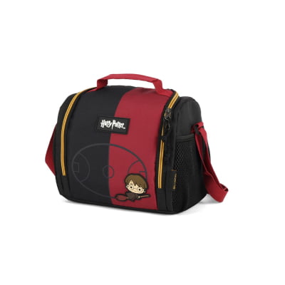 Kit Mochila + Lancheira do Harry Potter Gryffindor Quidditch