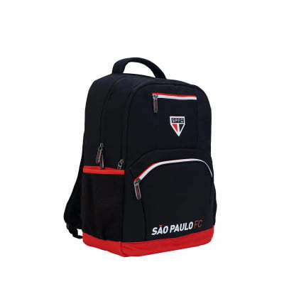Mochila De Costa Esportiva do São Paulo FC Preta e Vermelha