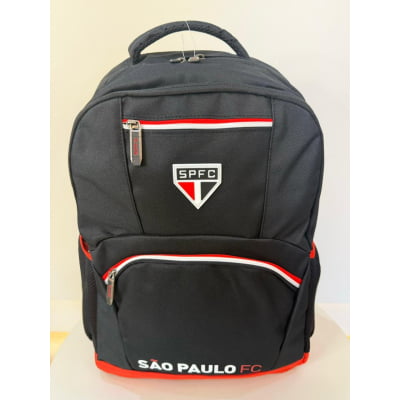 Mochila De Costa Esportiva do São Paulo FC Preta e Vermelha