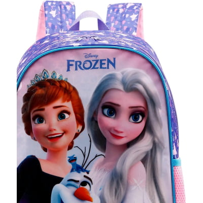 Mochila de Costas Escolar da Frozen Elsa e Anna