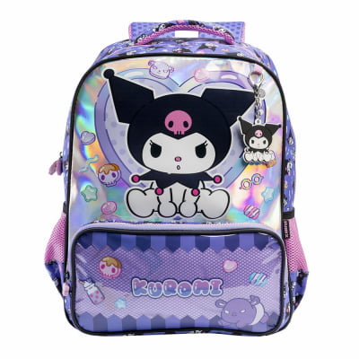 Mochila de Costas Escolar Tam. 16 Kuromi Y