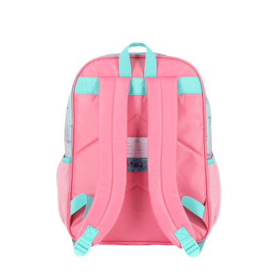 Mochila De Costas Grande Reforçada da Lilo Stitch e Angel Rosa