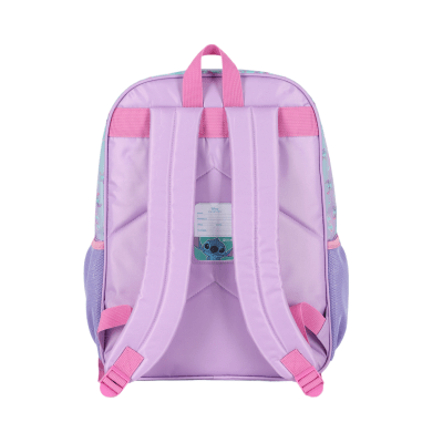 Mochila De Costas Grande Reforçada da Lilo Stitch e Angel Roxa