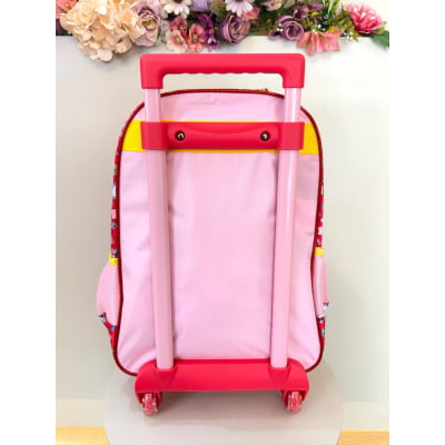 Mochila de Rodinhas Escolar da Hello Kitty