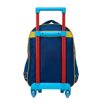 Mochila de Rodinhas Escolar da Patrulha Canina Relevo