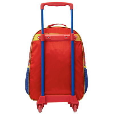 Mochila de Rodinhas Escolar da Princesa Disney Branca de Neve