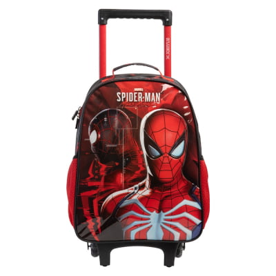 Mochila de Rodinhas Escolar do Homem Aranha X1 Tam.16 Mochila de Rodinhas Escolar do Homem Aranha X1 Tam.16