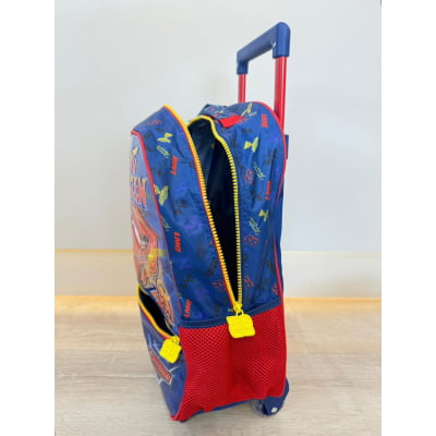 Mochila de Rodinhas Escolar do Relâmpago McQueen Tam.16