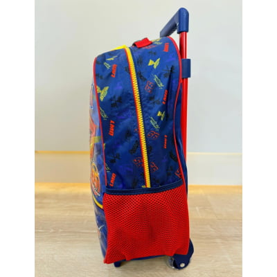Mochila de Rodinhas Escolar do Relâmpago McQueen Tam.16