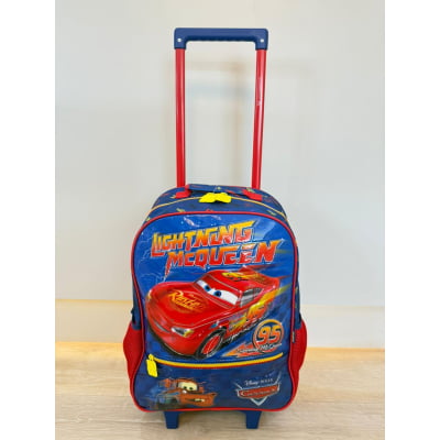 Mochila de Rodinhas Escolar do Relâmpago McQueen Tam.16