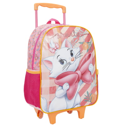 Mochila de Rodinhas Escolar Gatinha Marie