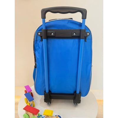 Mochila de Rodinhas Escolar Liga da Justiça Metal Force