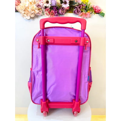 Mochila de Rodinhas Escolar Minnie no Celular