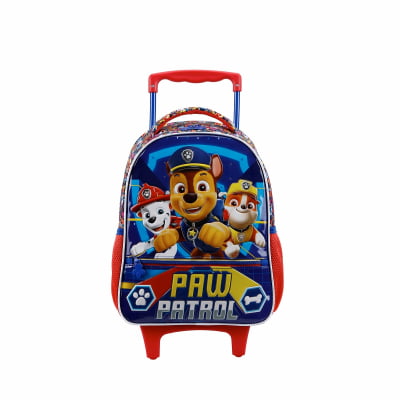Mochila de Rodinhas Escolar Patrulha Canina Colorida