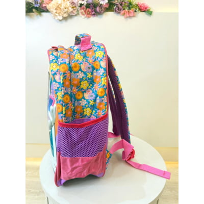 Mochila Escolar Minnie no Celular