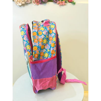 Mochila Escolar Minnie no Celular