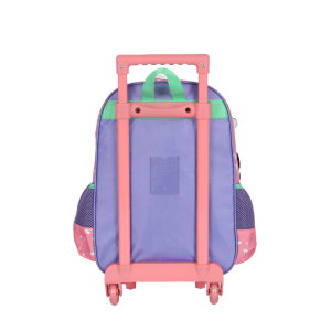 Mochila Infantil C/ Rodinhas Unicórnio Colorida Up4you Luxo