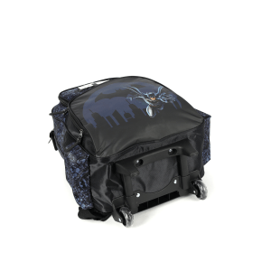Mochila Infantil Com Rodinhas Batman Preta e Azul