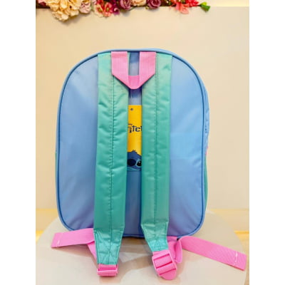 Mochila Infantil Pequena da Lilo Stitch e Angel Azul