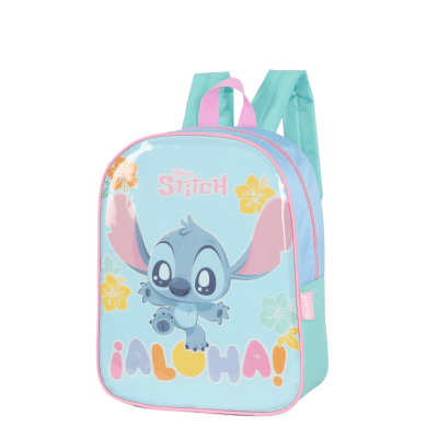 Mochila Infantil Pequena da Lilo Stitch e Angel Azul