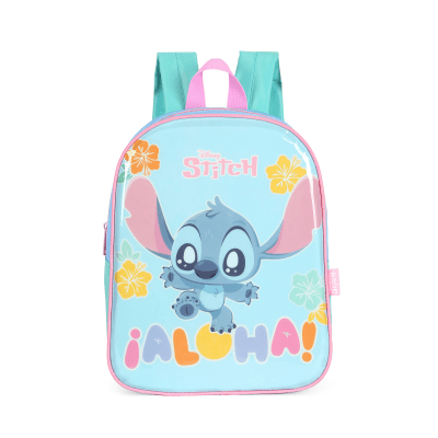 Mochila Infantil Pequena da Lilo Stitch e Angel Azul