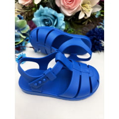 Sandália Infantil Frisada Fosca Príncipes Azul Jasmim