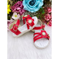 Sandália Vermelho Florida Luxo