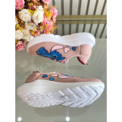 Tênis Calce Fácil Meninas Temático Lilo Stitch e Angel Nude