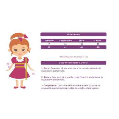 Vestido Infantil Branco C/ Peito Strass e Renda Batizados