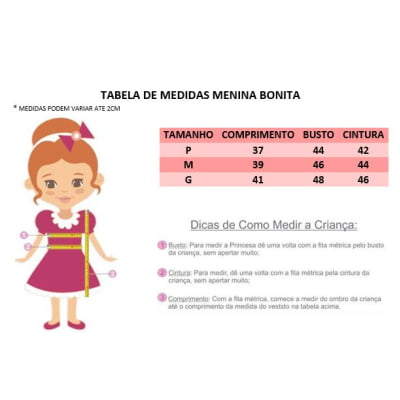 Vestido Infantil Tule e Babado Bolas Vermelho