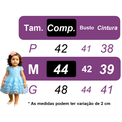 Vestido Bebê Rosa Claro Jardim Encantado Batizado Festas