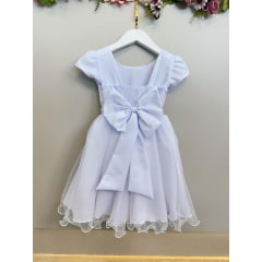 Vestido Infantil Branco Jardim Encantado Festas Luxo