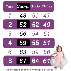 Vestido Infantil Circo Busto Com Strass e Babados Festas