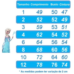 Vestido Infantil Frozen Princesas Com Cinto de Pérolas