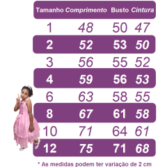 Vestido Infantil Rosa Claro Com Apliques de Flores Daminha