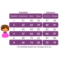 Vestido Infantil Jardineira Pink com Lenço Menina e o Urso