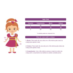 Vestido Infantil Rosa Bosque Jardim Encantado e Cinto Pérolas