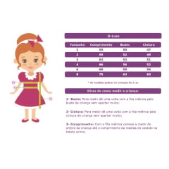 Vestido Infantil Branco e Azul Jardim das Borboletas Luxo