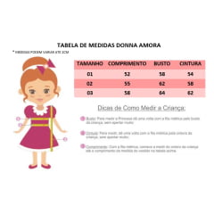 Vestido Infantil em Malha Vermelho e Off Cereja C/ Calcinha