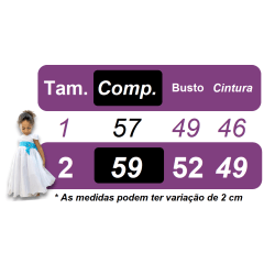 Vestido Infantil Rosa C/ Renda Realeza Metalizada Daminha