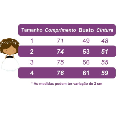 Vestido Infantil Branco Com Rosa e Renda Realeza Daminhas