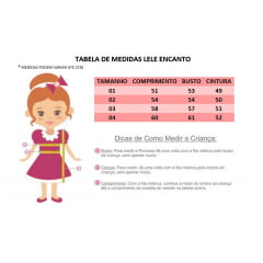Vestido Infantil Pink Peito Nervura Cinto Strass e Pérolas