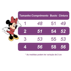 Vestido Infantil Minnie  Vermelho C/ Bolinhas Brancas Festas