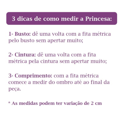 Vestido Infantil Bela e a Fera Princesas C/ Renda e Pérolas