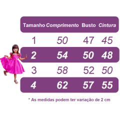 Vestido Infantil Rosa C/ Renda Jardim das Boroboletas Luxo