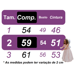 Vestido Infantil Rosa Arco Iris Chuva de Amor Festas