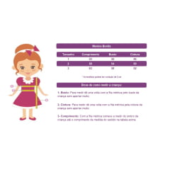 Vestido Infantil Rosa C/ Aplique de Borboleta Renda Pérolas