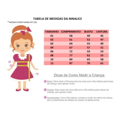 Vestido Infantil Rosa Bolas Coloridas C/ Aplique de Laço