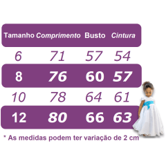 Vestido Infantil Azul Royal C/ Tiara e Renda Metalizada Festa